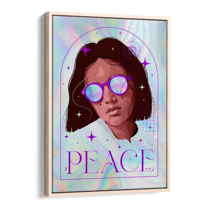 PEACEFUL PURPLE PORTRAIT