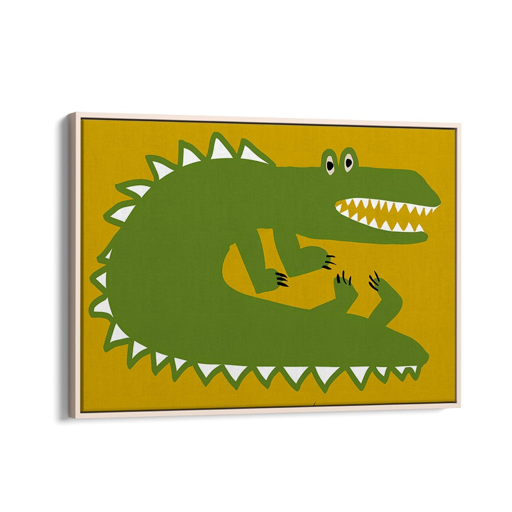 PLAYFUL GREEN ALLIGATOR