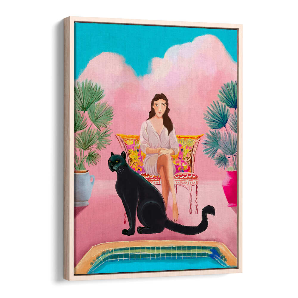 POOLSIDE BLISS , PORTRAITS & FIGURATIVE ILLUSTRATIONS