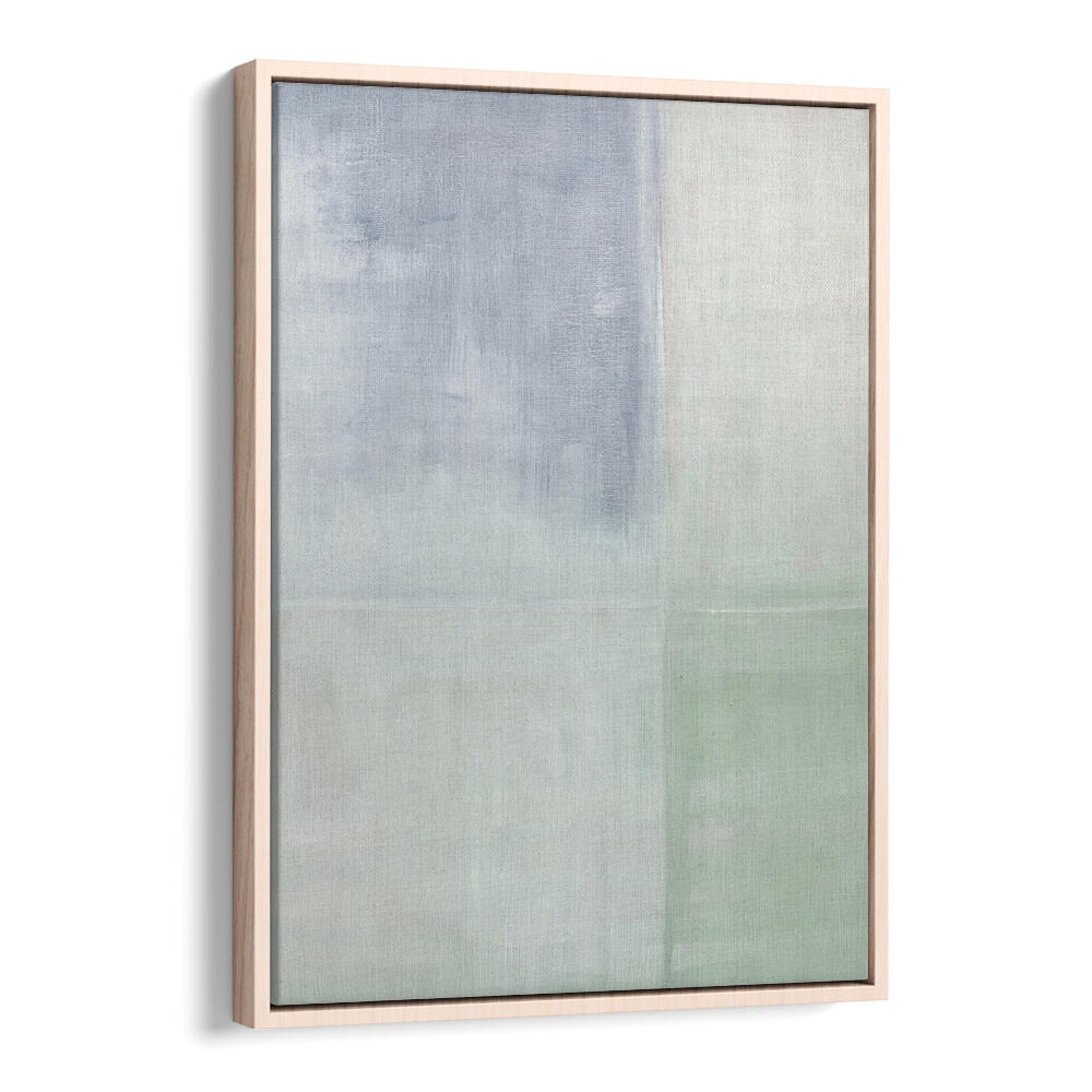 PASTEL PAINTED WALL GREY GREEN , ABSTRACT PAINTINGS