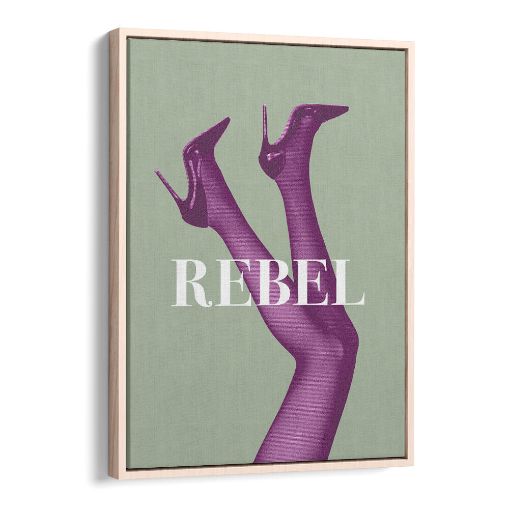 Elevate your decor with REBEL I, FASHION POSTERS showcasing bold, abstract fashion artistry in vibrant hues.