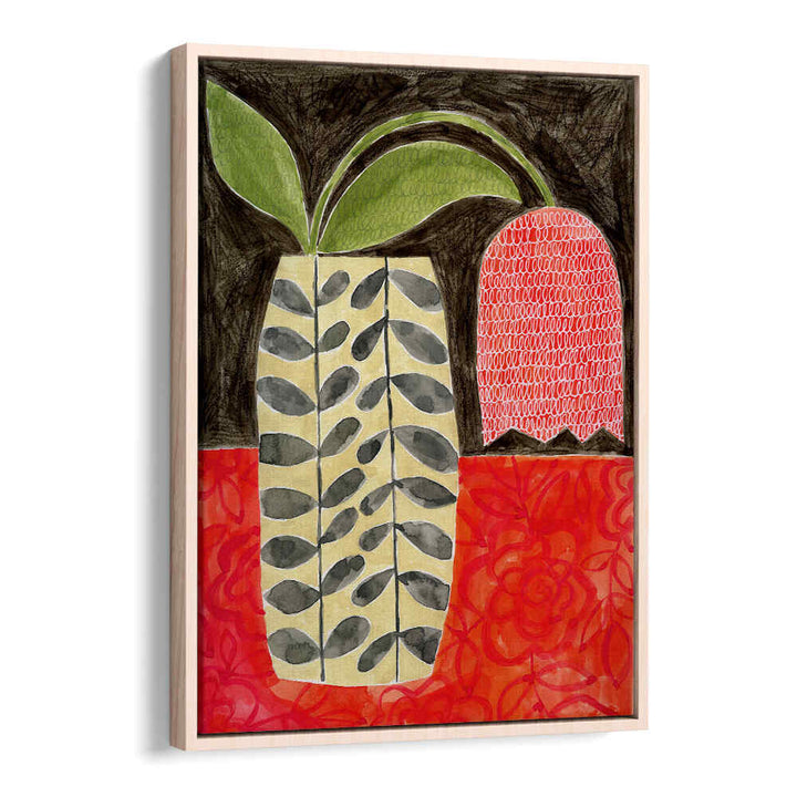 RED TULIP IN A MODERN VASE