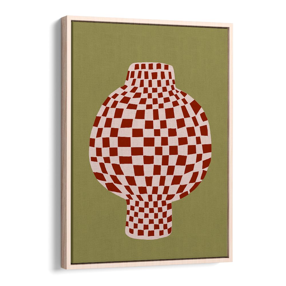 RETRO CHECKERED VASE