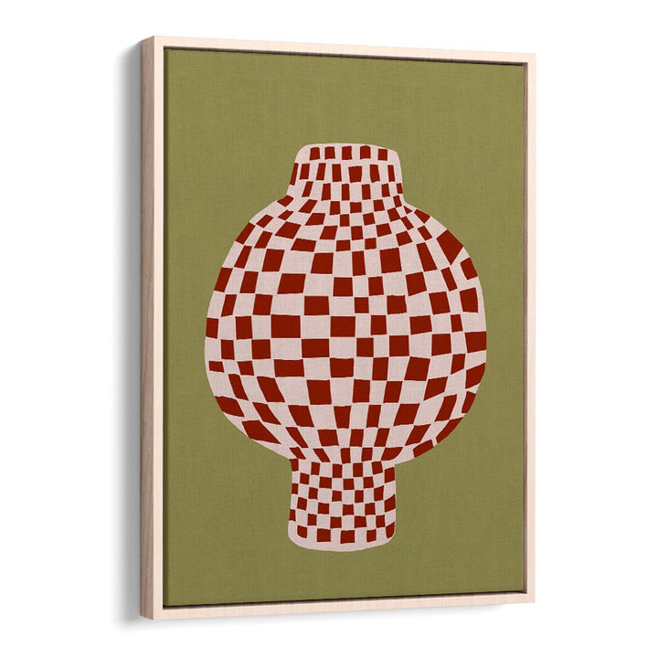 RETRO CHECKERED VASE