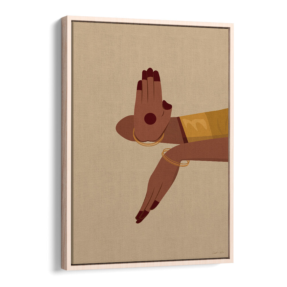 SACRED GESTURE , INDIAN ART PAINTINGS