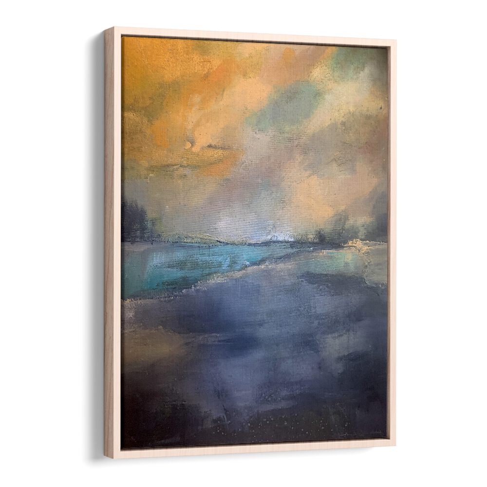 Exquisite SEA AND SKY LANDSCAPE, LANDSCAPE PAINTINGS blending colors and textures for stunning home decor.