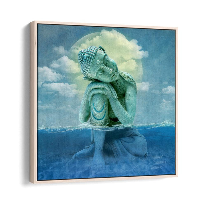 SERENE BUDDHA MOONLIT WATER