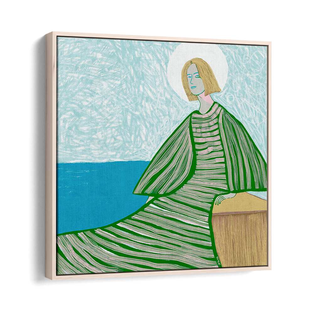 SERENE WOMAN BY WATER