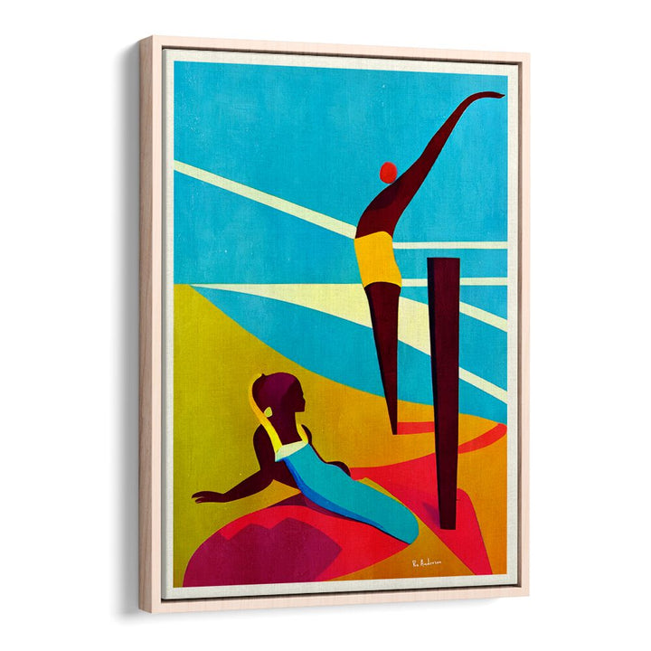 Vibrant MARTINIQUE, BEACH PAINTINGS showcasing lively beach scenes, perfect for enhancing your home decor.