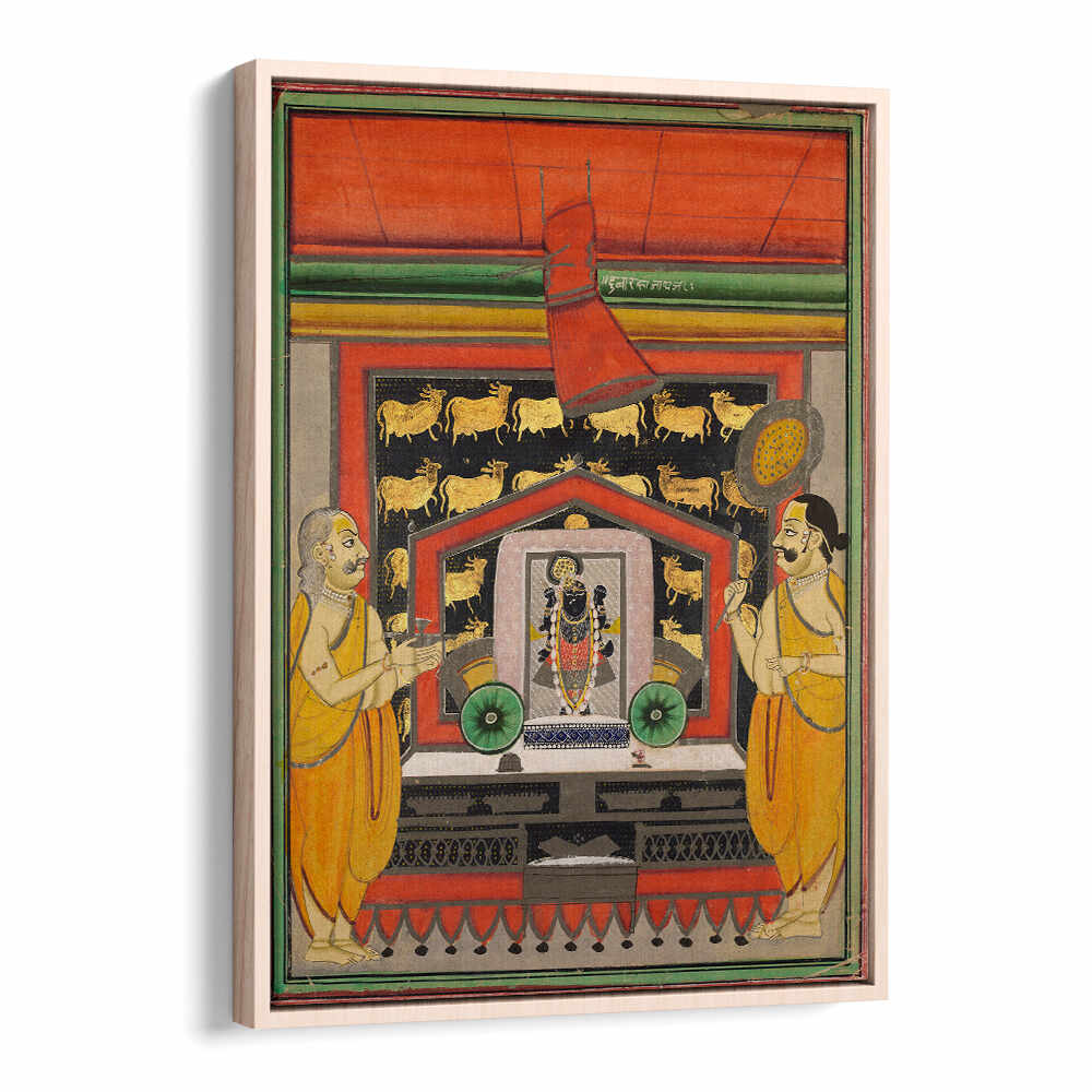 SANCTUM OF THE DARK LORD , INDIAN ART PAINTINGS