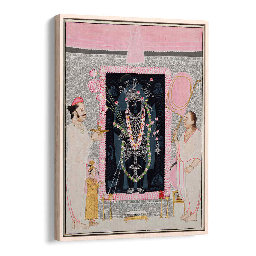 DARSHAN OF THE ETERNAL , INDIAN ART PAINTINGS