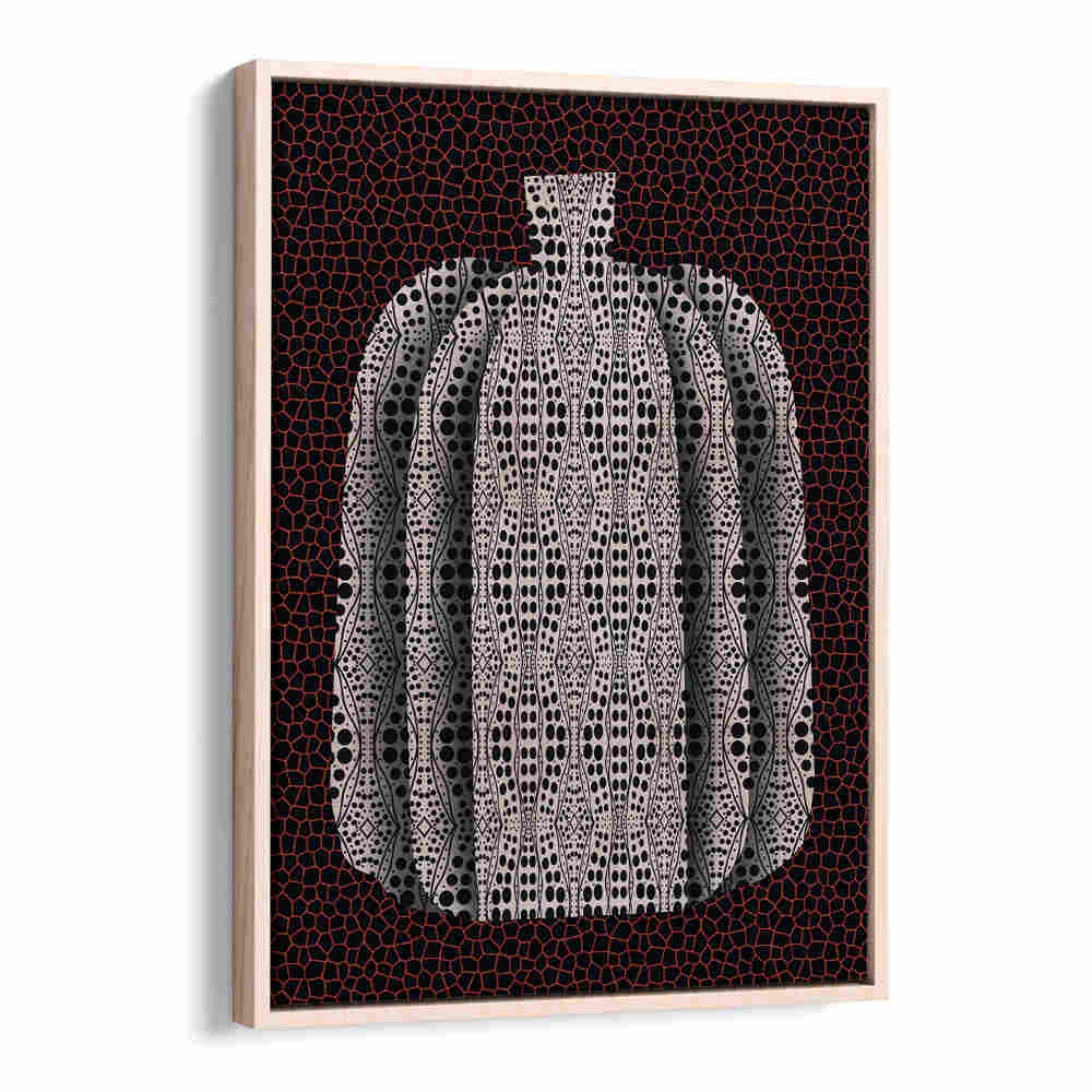 POLKA DOT PUMPKIN , FLORAL FLOWER PAINTINGS