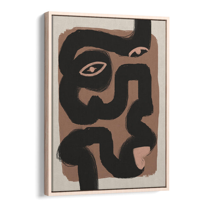 ABSTRACT BLACK PORTRAIT , ABSTRACT PAINTINGS