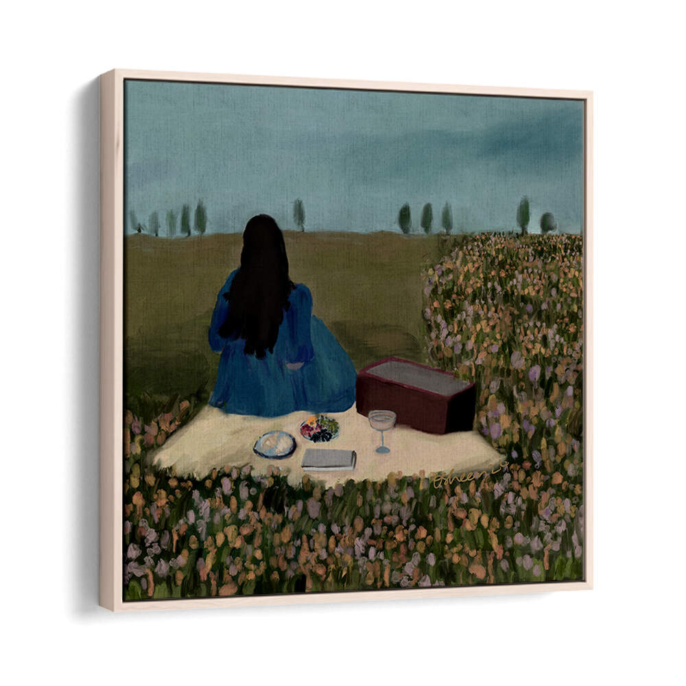 SOLO PICNIC DATE , PORTRAITS & FIGURATIVE ILLUSTRATIONS