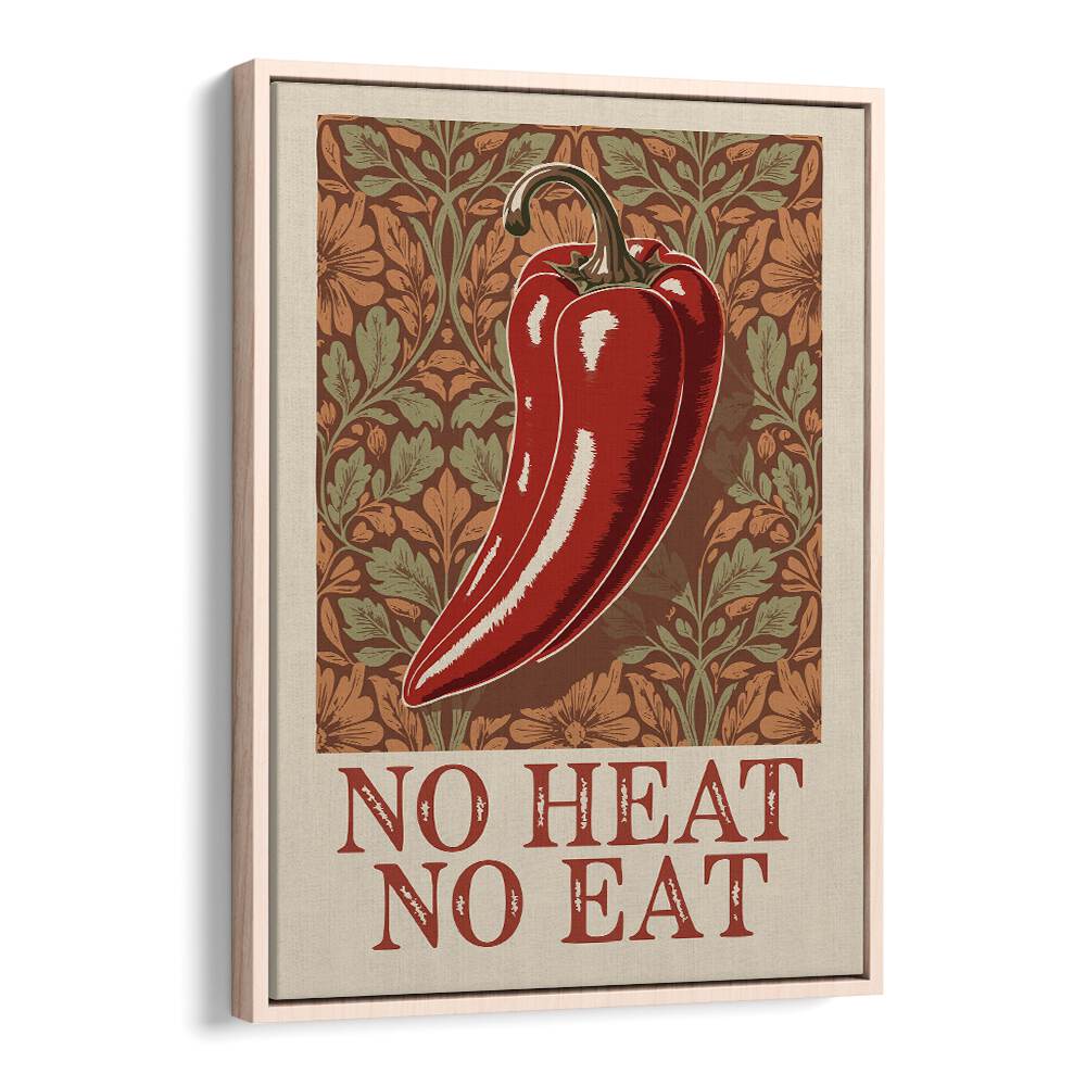 Stylish SPICY ELEGANCE, KITCHEN POSTERS featuring a vibrant chili pepper and bold typography for your culinary space.