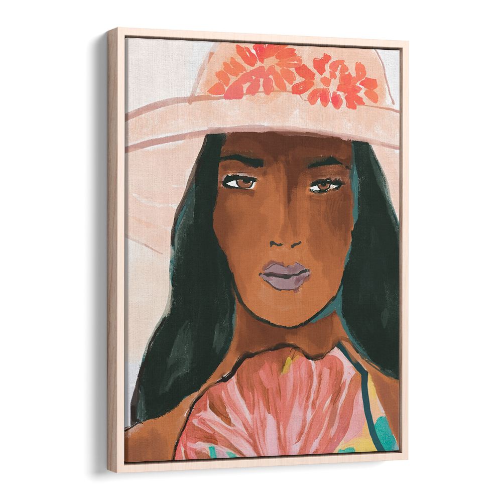 STYLISH WOMAN FLORAL HAT