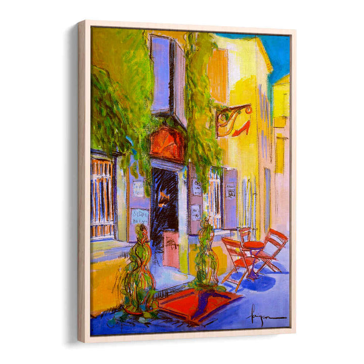 SUNNY COURTYARD CAFE , ABSTRACT PAINTINGS