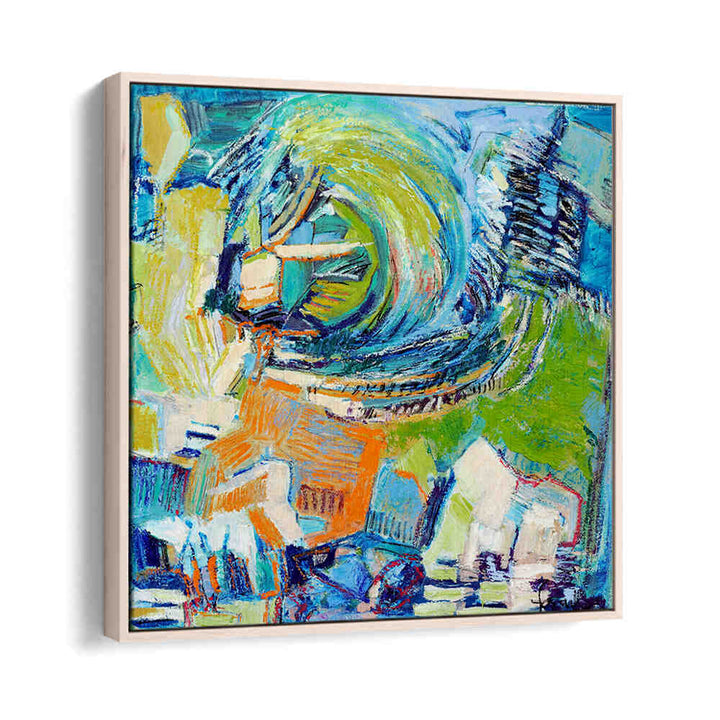 SWIRLING PATTERNS , ABSTRACT PAINTING