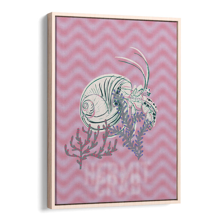 Vibrant SEA LIFE JOY, BEACH PAINTINGS featuring a seashell and coral, perfect for coastal-themed decor.