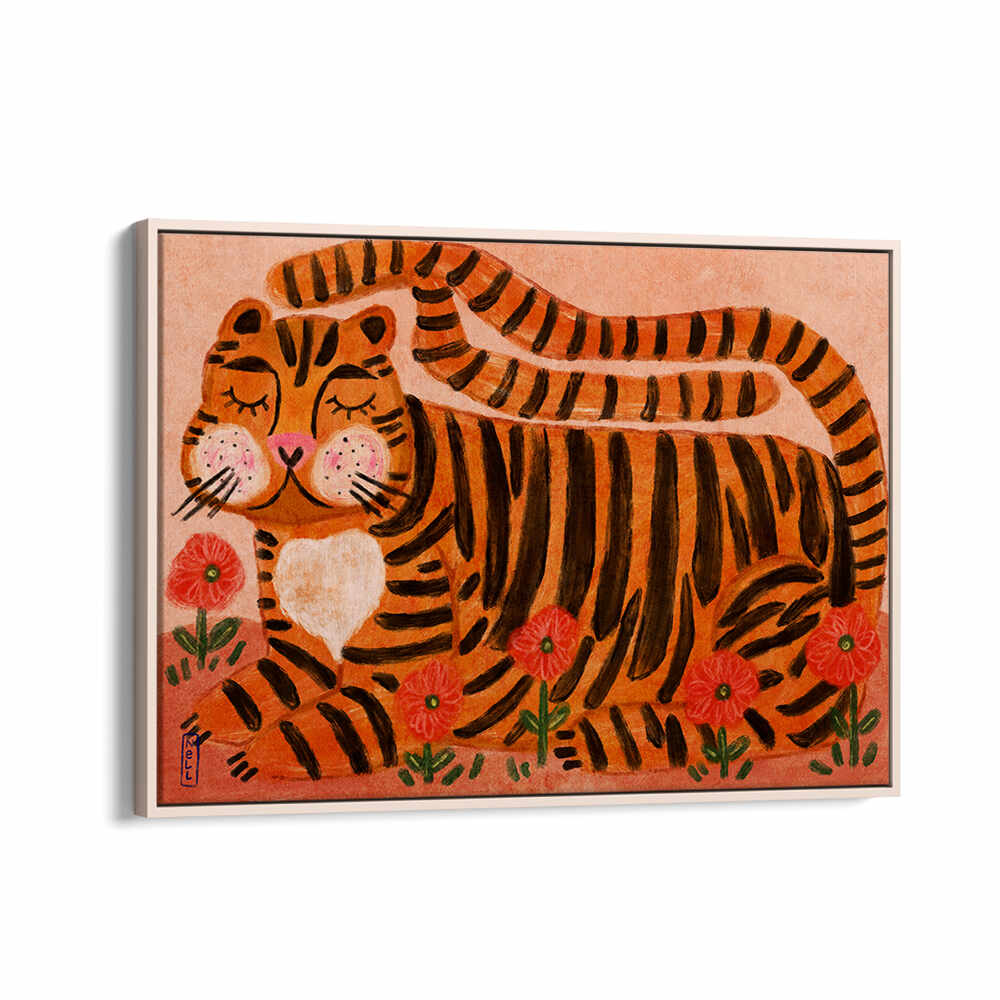 SLEEPING TIGER , KIDS ROOM PAINTINGS
