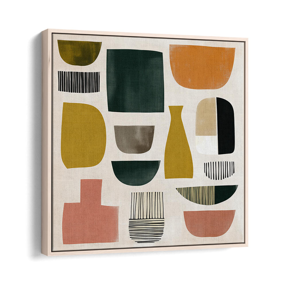 ABSTRACT SHAPES IN EARTH TONES