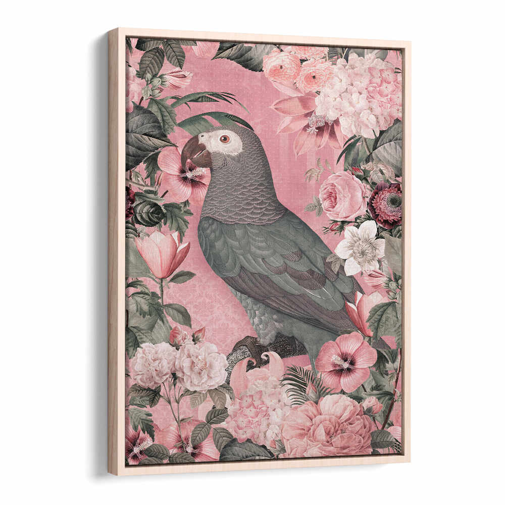 THE PARROTS PARADISE GARDEN I , ANIMAL PAINTINGS