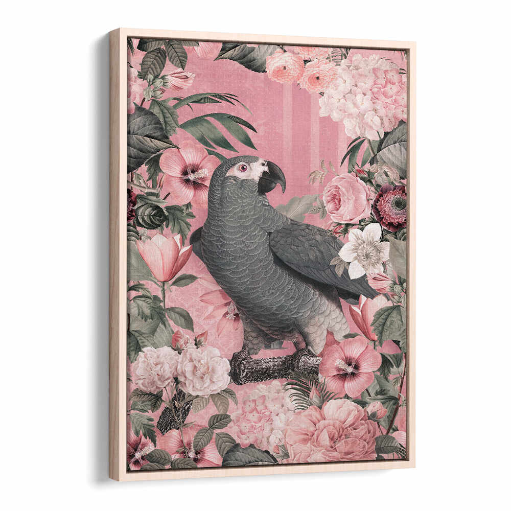 THE PARROTS PARADISE GARDEN II , ANIMAL PAINTINGS