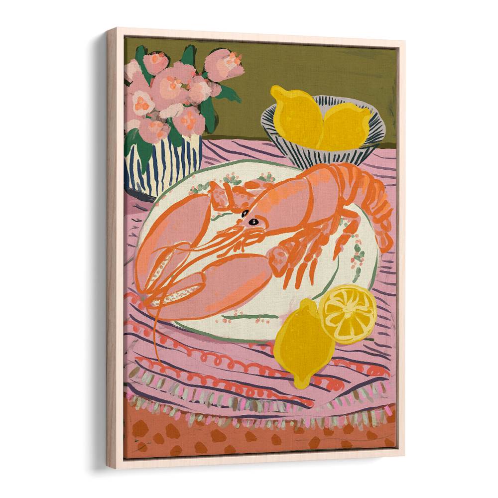 VIBRANT LOBSTER STILL LIFE