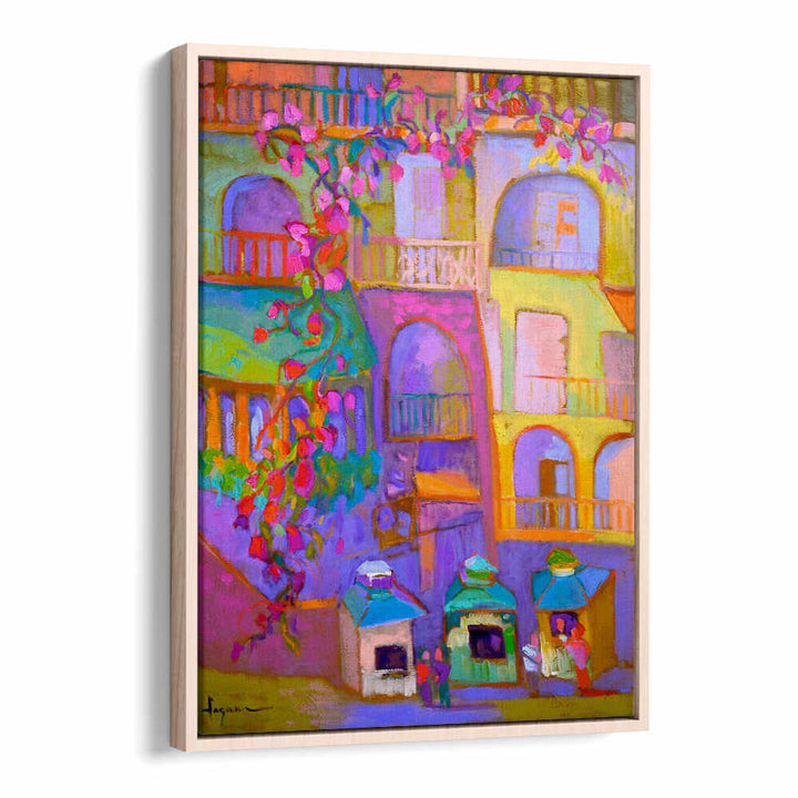 VIBRANT STREETSCAPE , ABSTRACT PAINTINGS