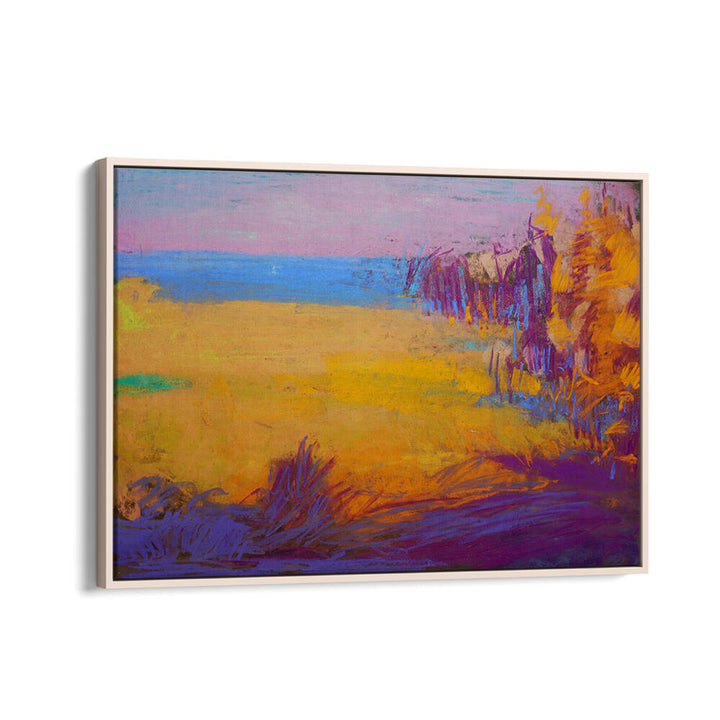 VIBRANT SUNSET FIELDS , LANDSCAPE PAINTINGS