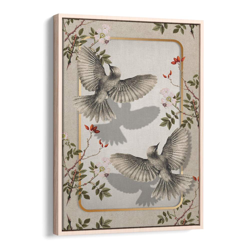 VINTAGE BOTANICAL BIRDS