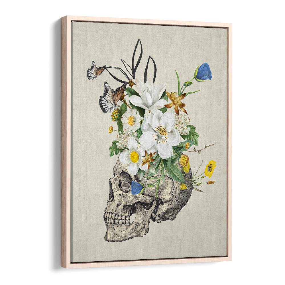VINTAGE FLORAL SKULL