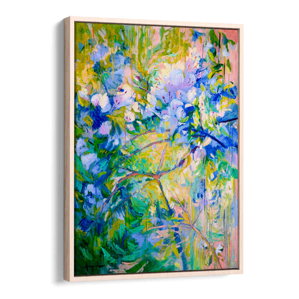 VIVID COLORS AND DELICATE PETALS II  , ABSTRACT PAINTINGS