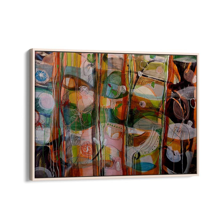 VIBRANT WHIMSY, ABSTRACT PAINTINGS showcase lively colors and emotions, perfect for enhancing your home decor.