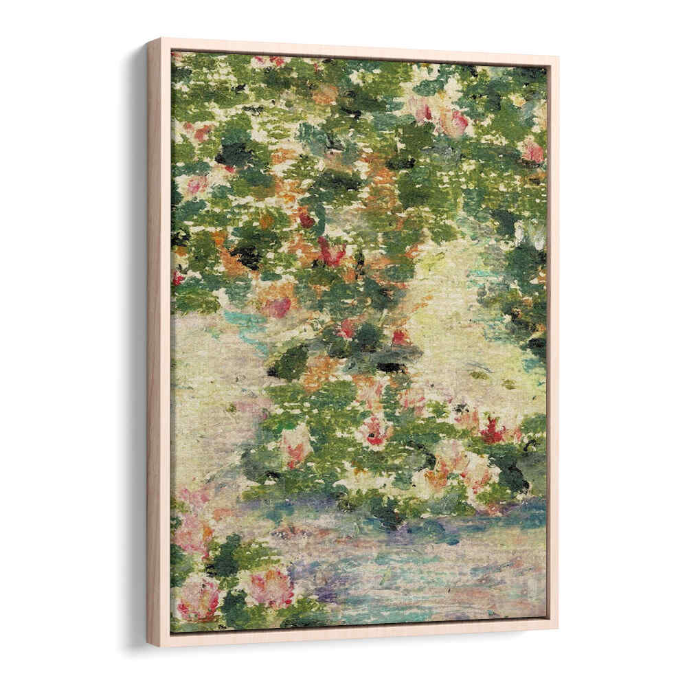 WATER LILIES , FLORAL FLOWER PAINTINGS