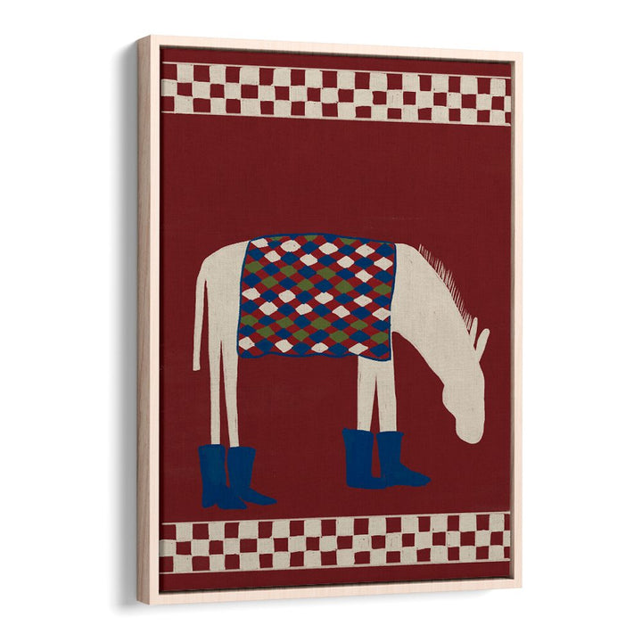 WHIMSICAL DONKEY IN BOOTS