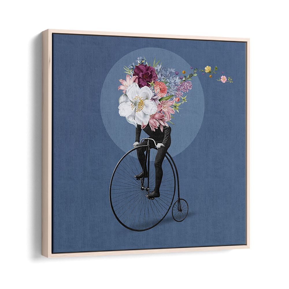 WHIMSICAL FLORAL CYCLIST
