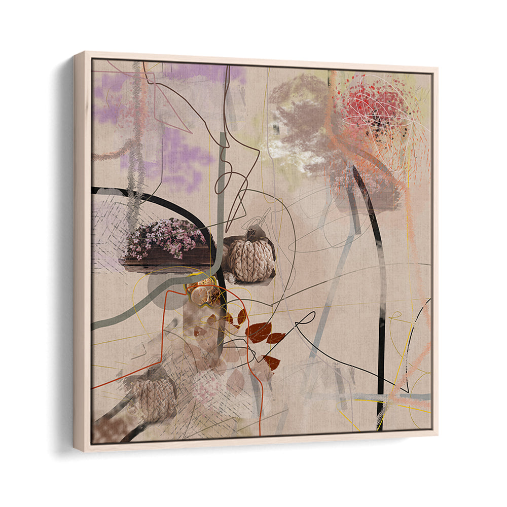 Vibrant Winter Garden, Abstract Paintings, enriching home decor with creative energy and natural inspiration.