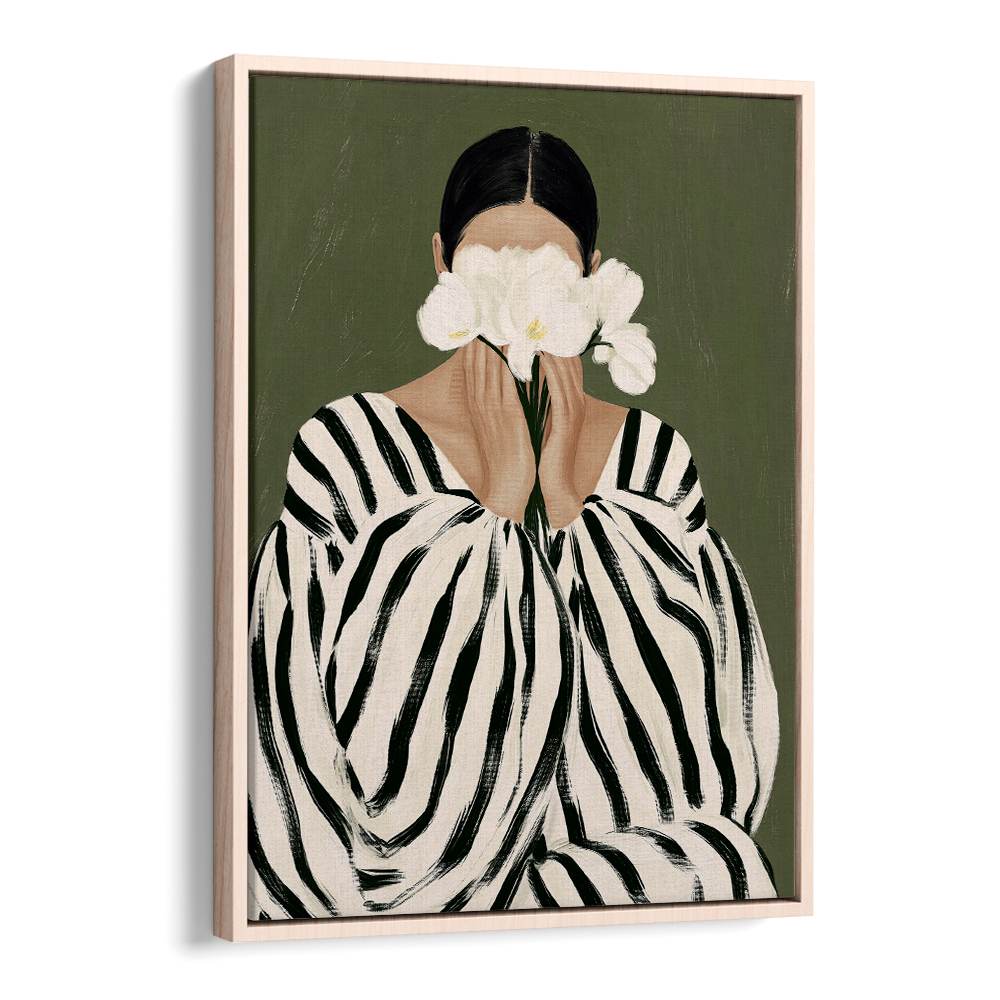 WOMAN WITH WHITE ORCHIDS II