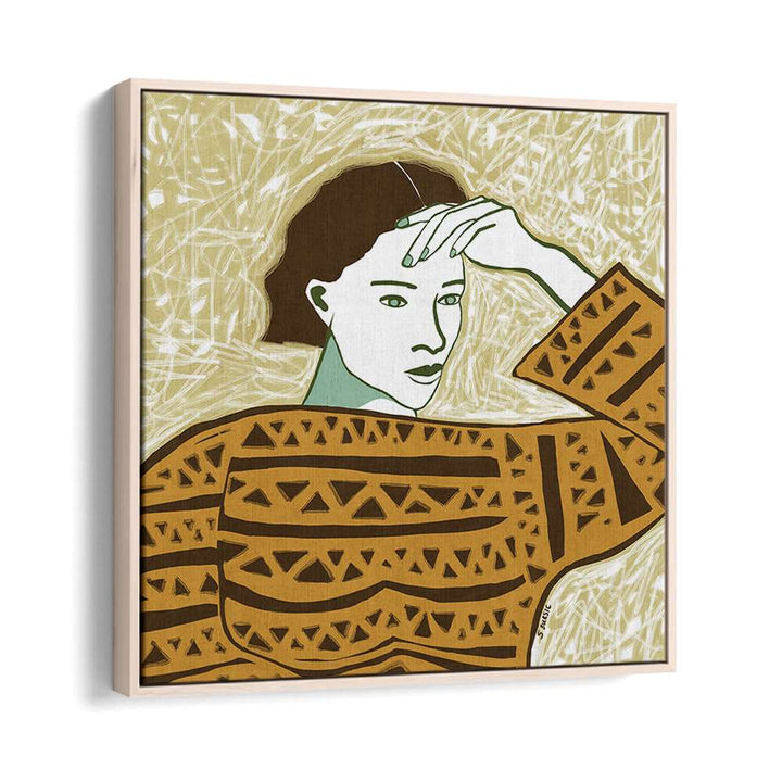 WOMAN WITH PENSIVE GAZE
