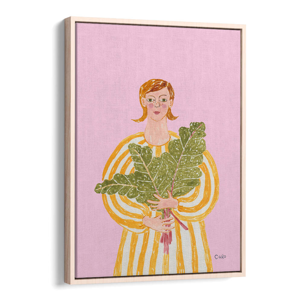 WOMAN WITH MANGOLD , PORTRAITS & FIGURATIVE ILLUSTRATIONS