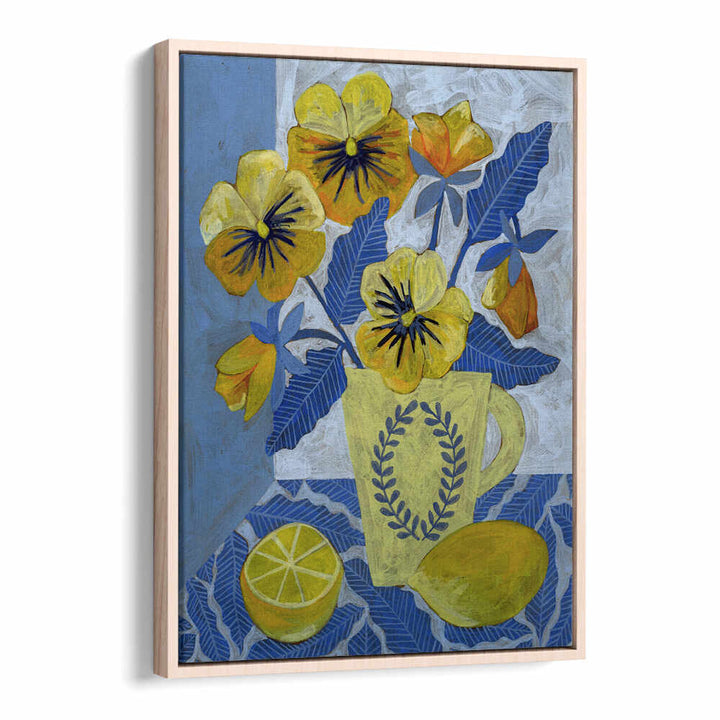 YELLOW PANSIES AND LEMONS