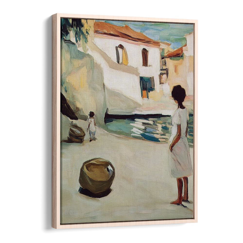 Stylish artwork featuring serene waterscape, perfect for showcasing THE WATER's essence in your home.