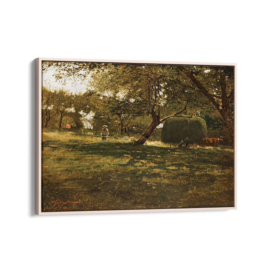 HARVEST SCENE (CA. 1873), VINTAGE PAINTINGS