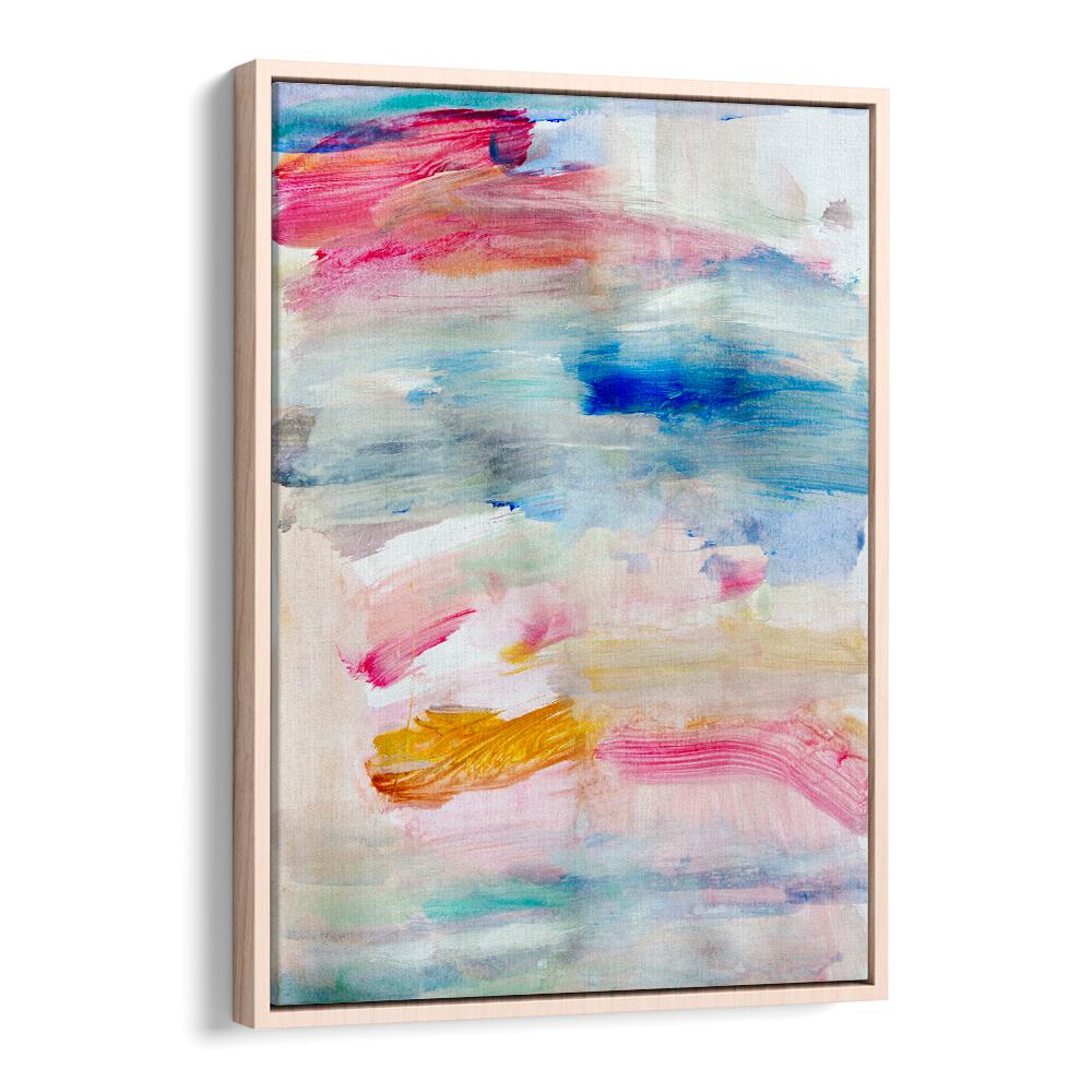 Vibrant strokes in THE VIEW FROM UP HERE, ABSTRACT PAINTINGS capture emotion and color in a stunning display.