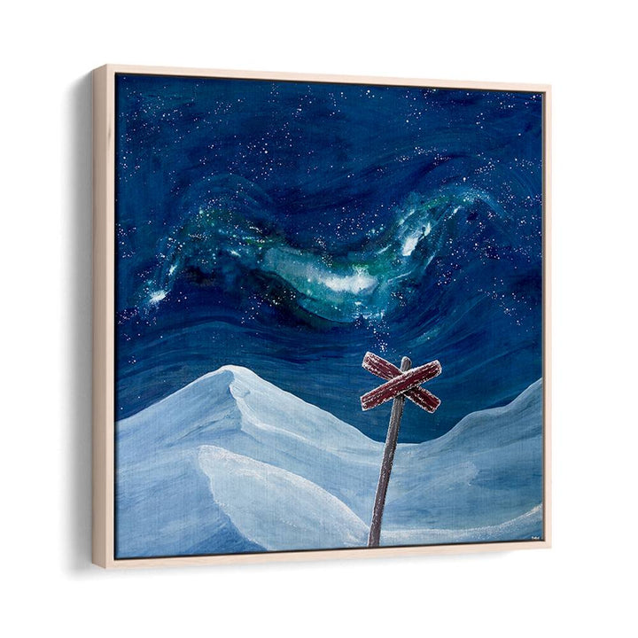 Enchanting HOAR FROST, KIDS ROOM PAINTINGS featuring a dreamy winter landscape for a cozy kids' space.