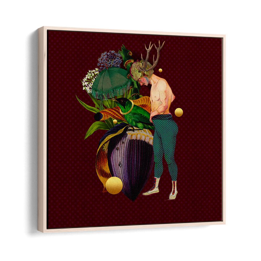 Whimsical artwork from ENCHANTED FOREST VI, PORTRAITS, blending nature and fantasy in vibrant color.
