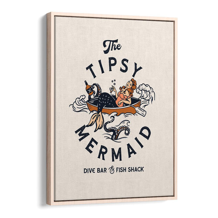 TIPSY MERMAID BY THE WHISKEY GINGER ,BAR POSTERS , BAR ART PRINTS