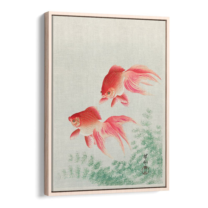 TWO VEIL GOLDFISH (1926)  , JAPANESE PAINTINGS , JAPANESE ART PRINTS