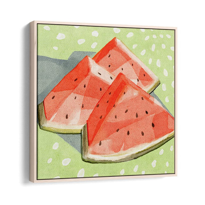Vibrant WATERMELON II, KITCHEN POSTERS add a fresh touch to your kitchen decor, celebrating summer's sweetest fruit.